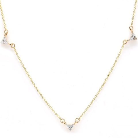 14K Diamond Chain Necklace