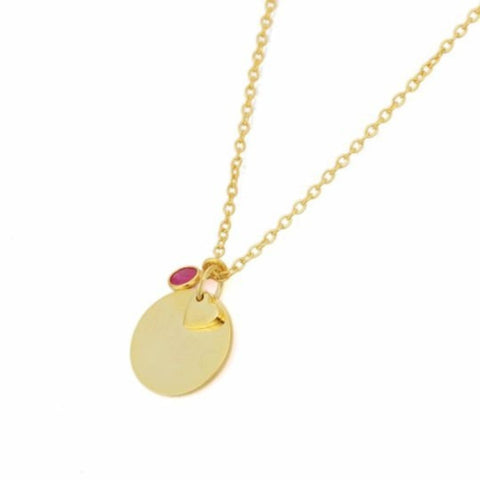 14K Yellow Gold Love Pendant Necklace