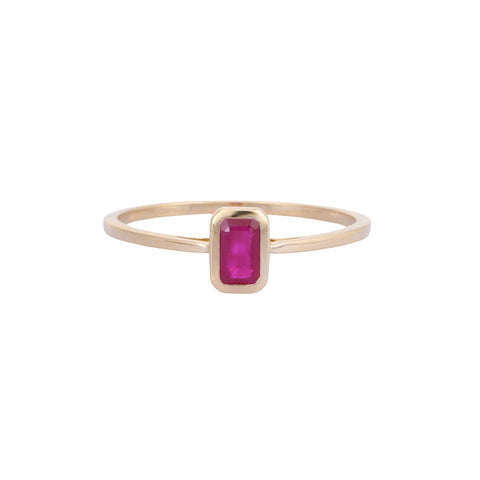 14K Gold Ruby Ring - VR Jewels