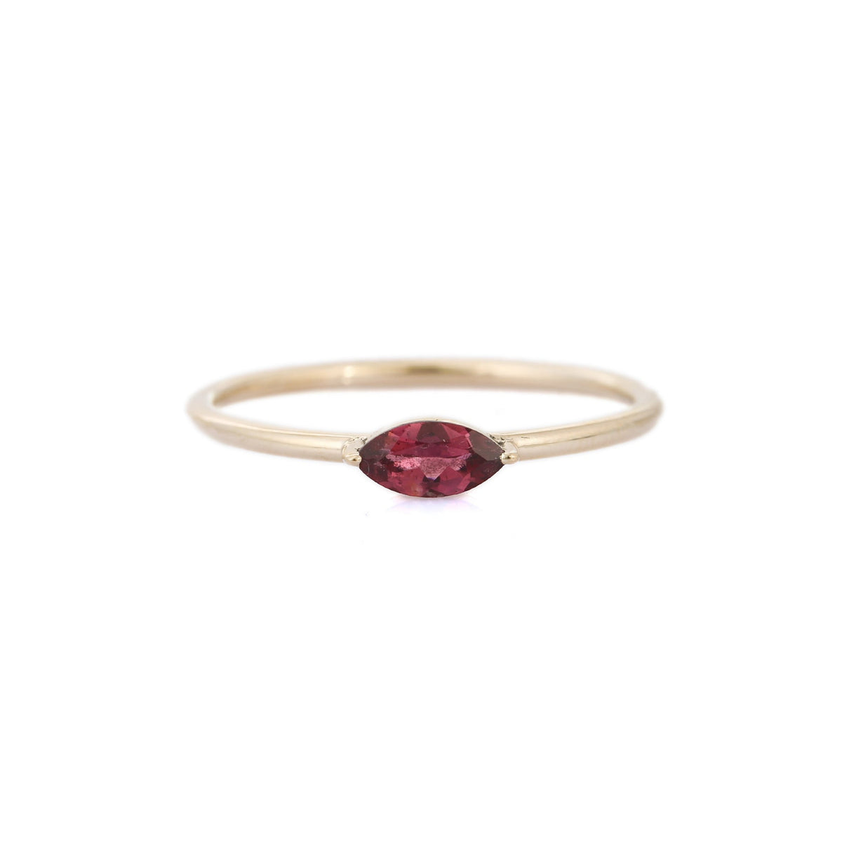 14K Tourmaline Semi Precious Gold Ring - VR Jewels