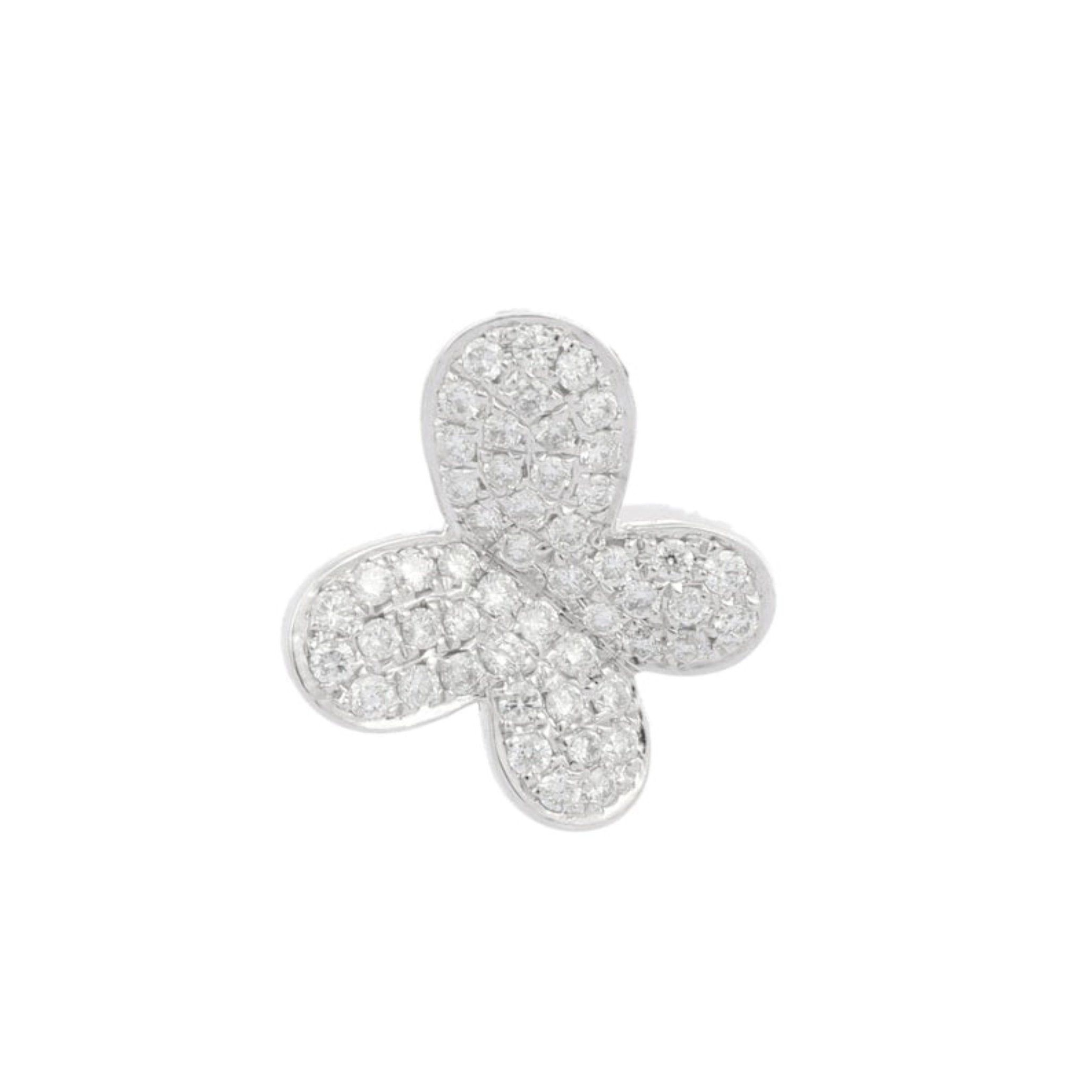 14K White Gold Diamond Pendant - VR Jewels