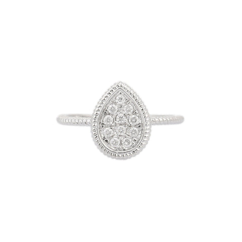 14K White Gold Diamond Ring - VR Jewels