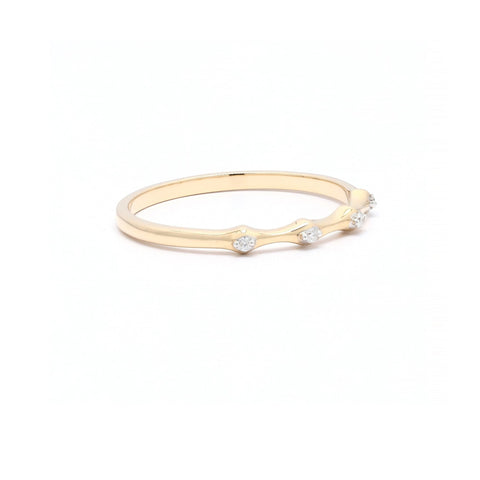 14K Yellow Gold Diamond Ring - VR Jewels