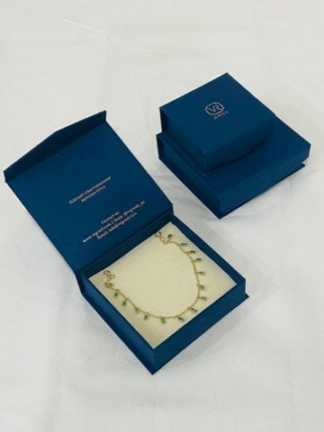 18K Gold Aquamarine Bracelet - VR Jewels
