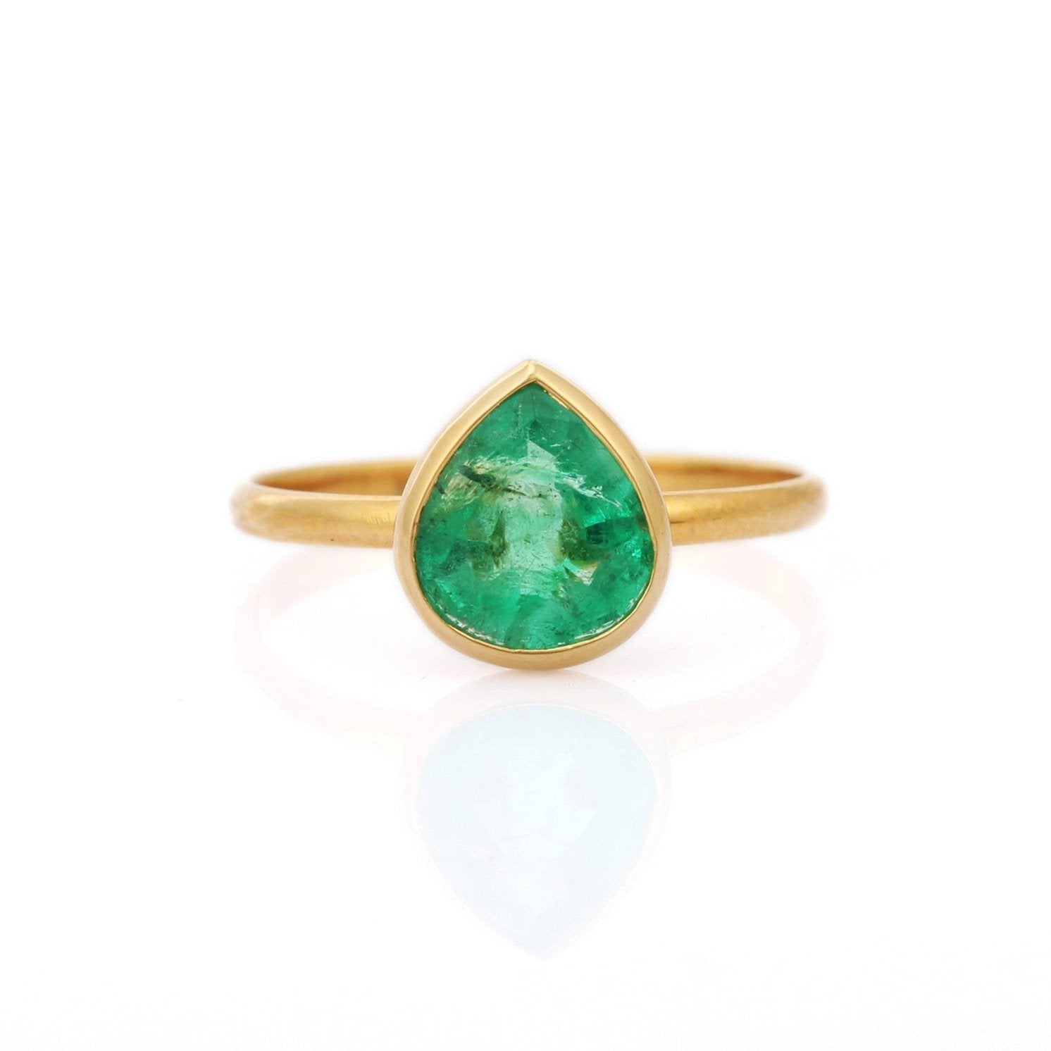 18K Gold Emerald Ring - VR Jewels