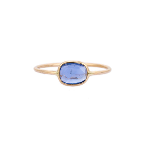 18k gold sapphire ring - VR Jewels