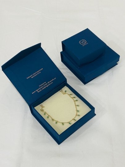18K Natural Blue Sapphire Bracelet - VR Jewels