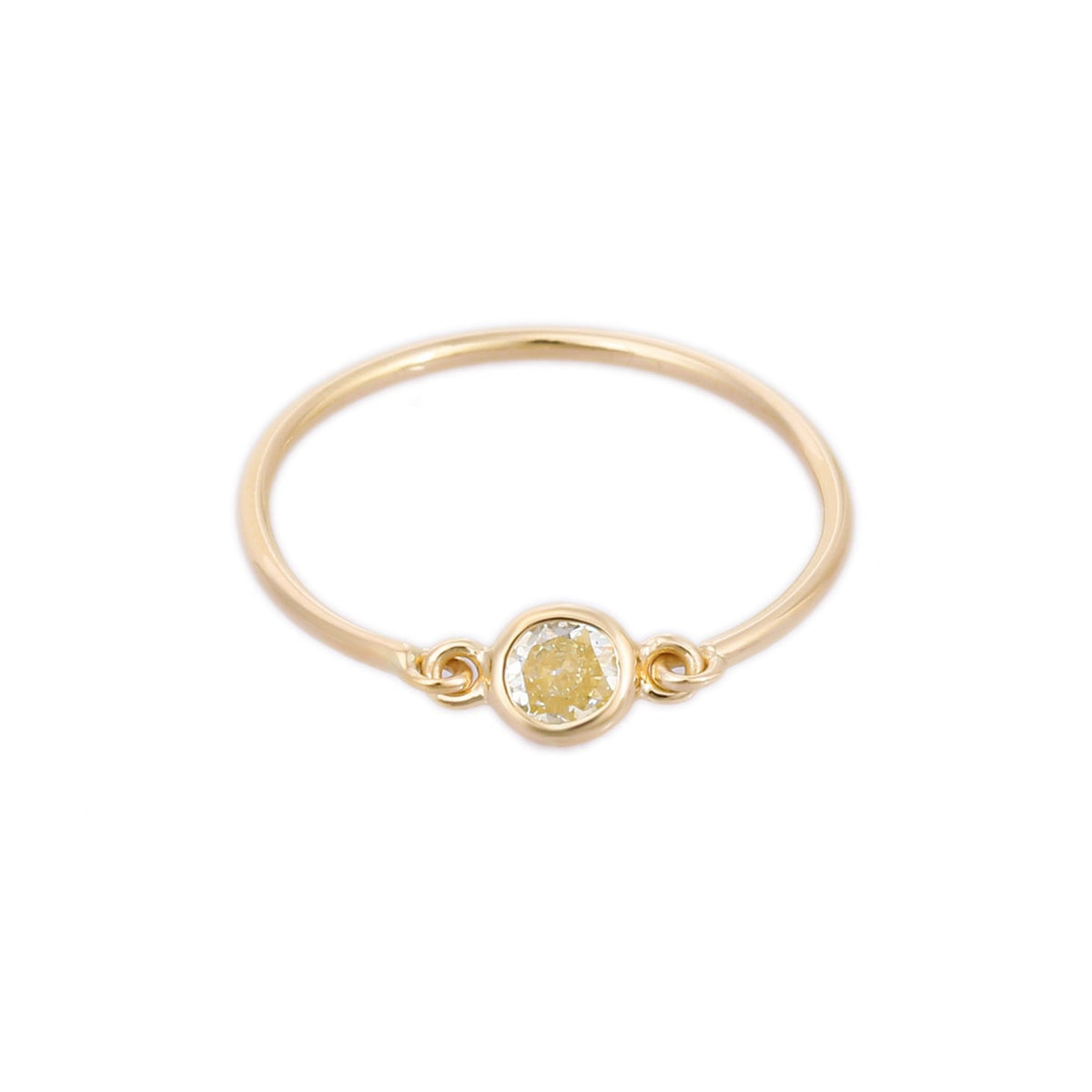 18K Yellow Gold Diamond Ring - VR Jewels