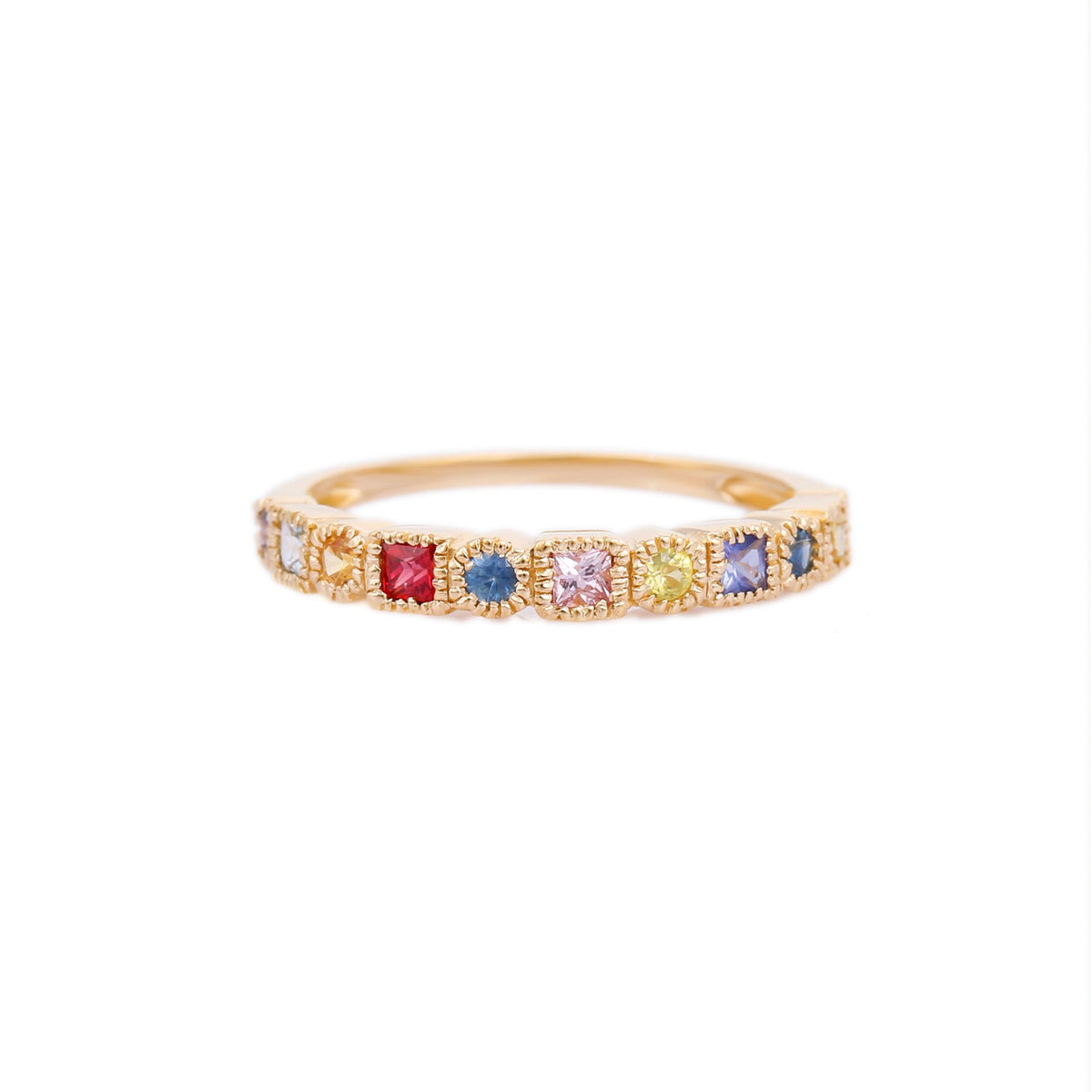 18K Yellow Gold Sapphire Ring - VR Jewels